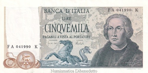 Repubblica 5000 lire c - 5000,