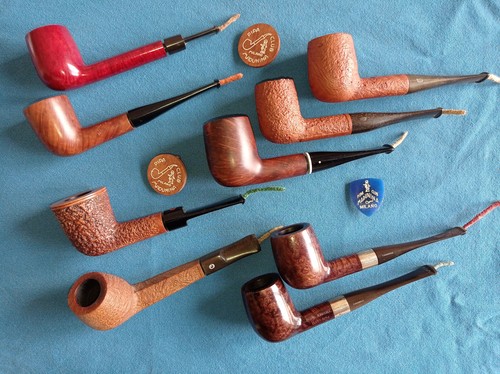 Lot race pipes various - lot, 9