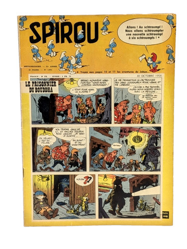 Spirou 1072 1958 rare - spirou,