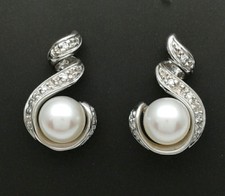 ORECCHINI IN ORO BIANCO 18 CT