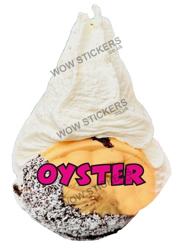Adesivo furgone gelato - , oyster
