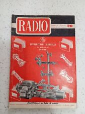 RADIO RIVISTA Vintage D'EPOCA n.20 Aprile 1951 Avvolgitrici Marsilli Collezione
