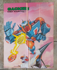 POSTER TIVU' NOI SUPEREROI GACKEEN n 11 EDIZIONE TV 1981 COME NUOVO