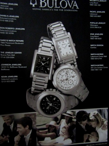 Pubblicità bulova marine star - bulova,