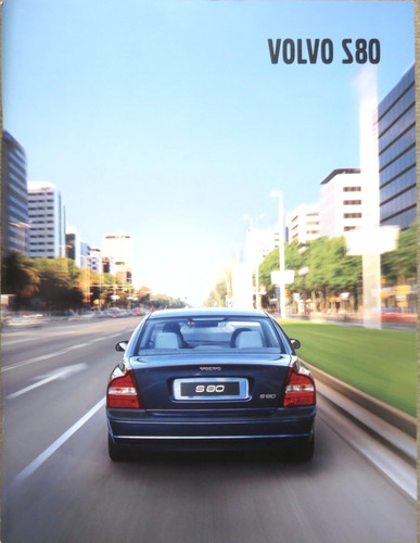 Volvo s80 depliant brochure - volvo,