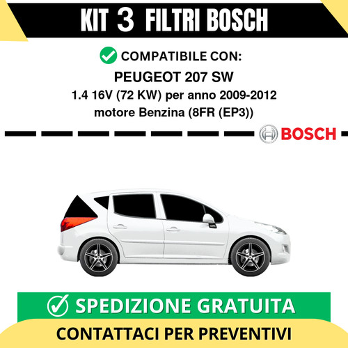Kit bosch filtri tagliando - 3,