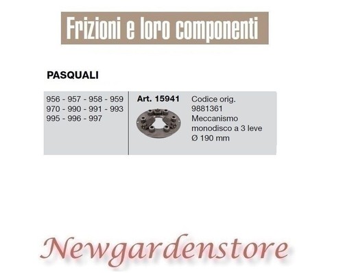 Frizione monodisco 15941 - , 3