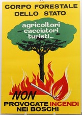 cartello corpo forestale dello