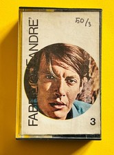 FABRIZIO DE ANDRE’ Rara MC 1969 3 BOCCA DI ROSA Via DEL CAMPO Carlo MARTELLO