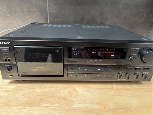 Sony k870es stereo cassette - stereo,