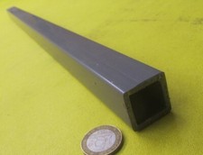 Tubo quadrato in PVC grigio