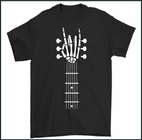 Chitarra shirt scheletro - chitarra, t-shirt,scheletro