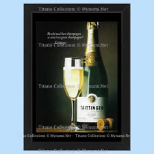 Anni '80  * Pubblicità Originale "Taittinger, Perché Mai Bere Champagne" Cornice