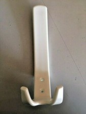 Appendiabiti appendino x parete in abs bianco gancio doppio 170 mm attaccapanni