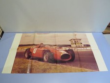 POSTER AUTOSPRINT JUAN MANUEL FANGIO LANCIA FERRARI CAVALIERI DEL RISCHIO di