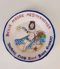 Piatto buon ricordo, Sicilia Madre Mediterranea, 2004, cer. Solimene, ed.limitat
