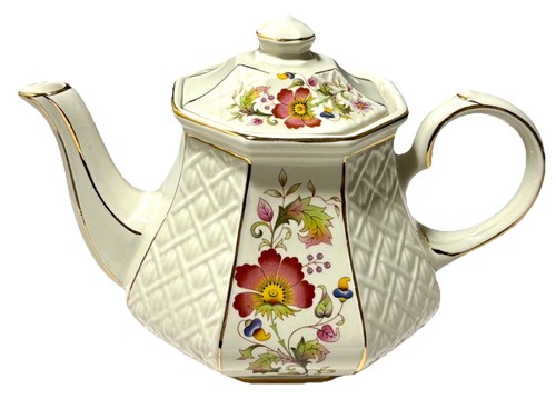 Vintage sadler teiera floreale - vintage,