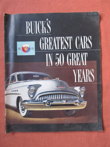 Brochure vendita buick - vendita, 1953