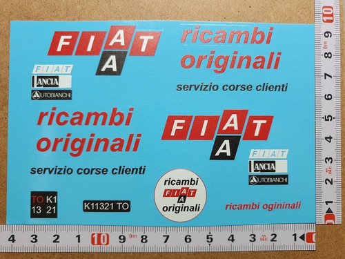 Decals fiat 238 - decals, 1/18