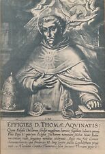 Cartolina Illustrata Santino San Tommaso d’Aquino Non viaggiata