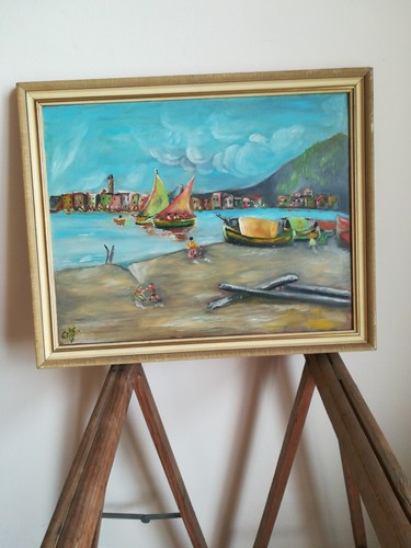 Quadro dipinto paesaggio - quadro,