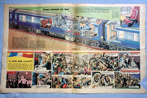 Ritaglio giornale treno - ritaglio,