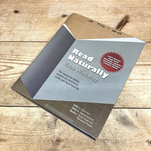 Read naturally video workshop - read,