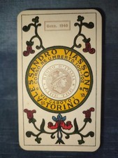 Tarocchi piemontesi VIASSONE 1940 Mazzo  Completo ( PARI AL NUOVO)