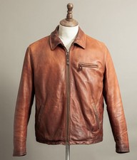 Giacca pelle Chevignon vintage