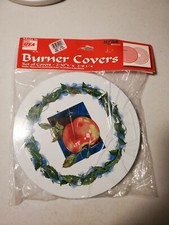 Set 4 copri bruciatore rotondo