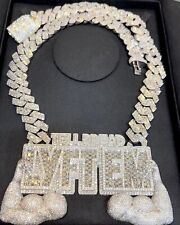 Catena maglia cubana lettera