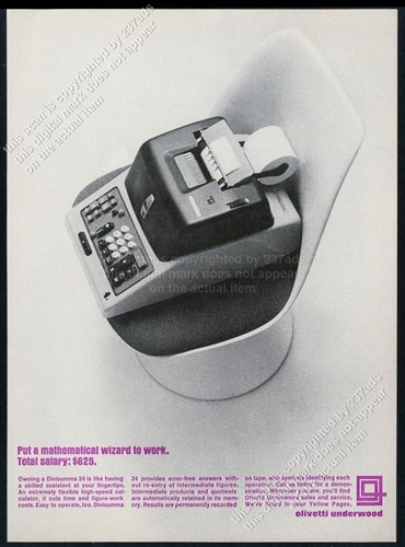 1966 olivetti divisumma - 1966, 24