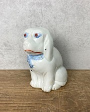 Antique Staffordshire Porcelain Dog Dug Rare Handmade