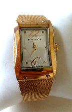 Orologio da polso ROMANSON Swiss Made in oro rosa RM0359LL con bracciale milanese - Usato