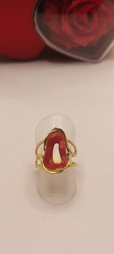 Anello argento dorato spola - dorato,