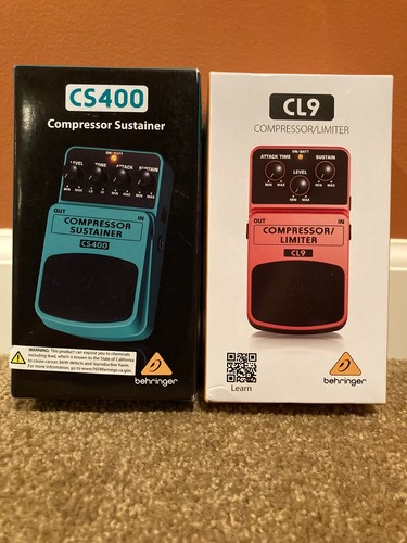 Behringer pedali compressore - pedali,