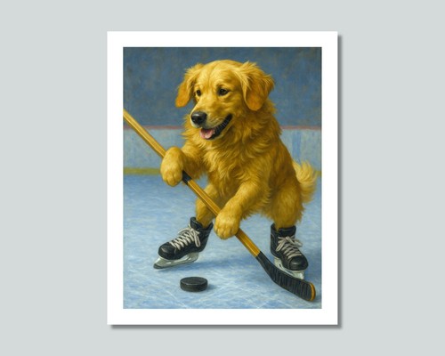 Golden retriever playing - golden,