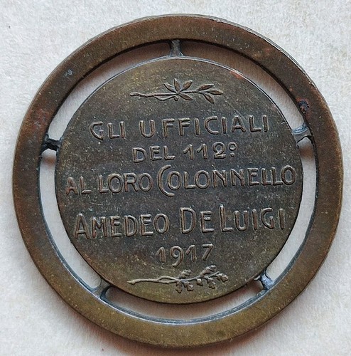 Medaglia 112 reggimento - medaglia,