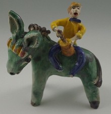 VIETRI ITALY DONKEY WITH RIDER