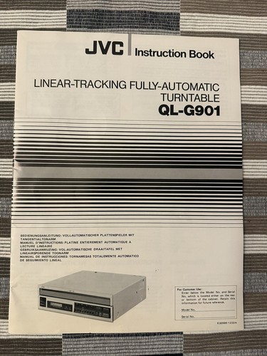 Jvc g901 manuale - manuale, di