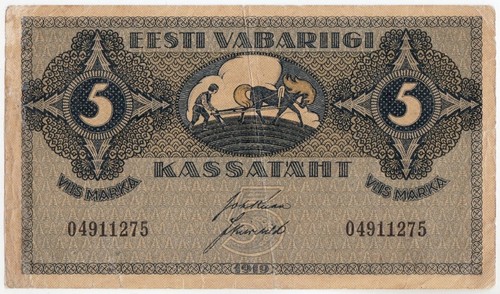 Estonia p45a banconota marka - 5,