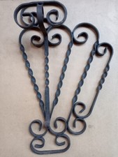 Appendiabiti Antico Ferro Battuto Attaccapanni Artigianale Originale Vintage 