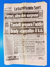 GAZZETTA DELLO SPORT 23 APRILE 1985 ENZO FERRARI-TARDELLI-ARGENTIN-RINO MARCHESI