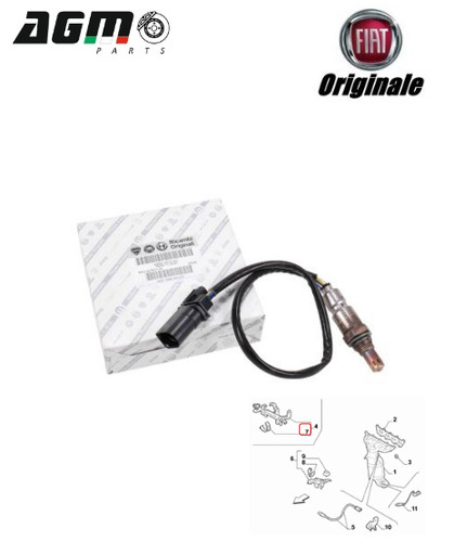 Sonda lambda originale fiat - sonda,