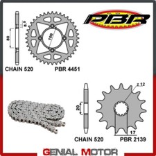 EK2193 Kit Catena Corona Pignone 11 41 520 PBR BETAMOTOR REV3 TRIAL 2003 > 2005
