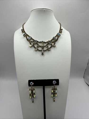 Set orecchini collana collare