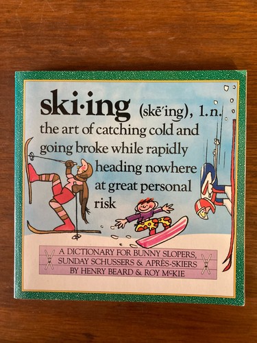 Skier skiing dictionary - a,