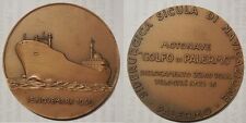 sicula medaglia acciaio navigazione palermo motoscafo golfo di palermo
