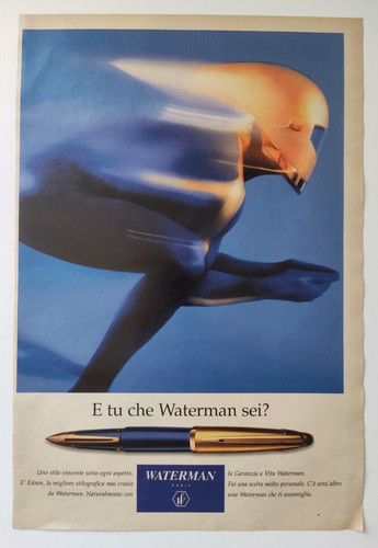 Pubblicita waterman penna - waterman,