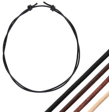 Cinturino in Pelle Catena in Pelle Collare in Pelle Collana con Chiusura a Nodo Regolabile